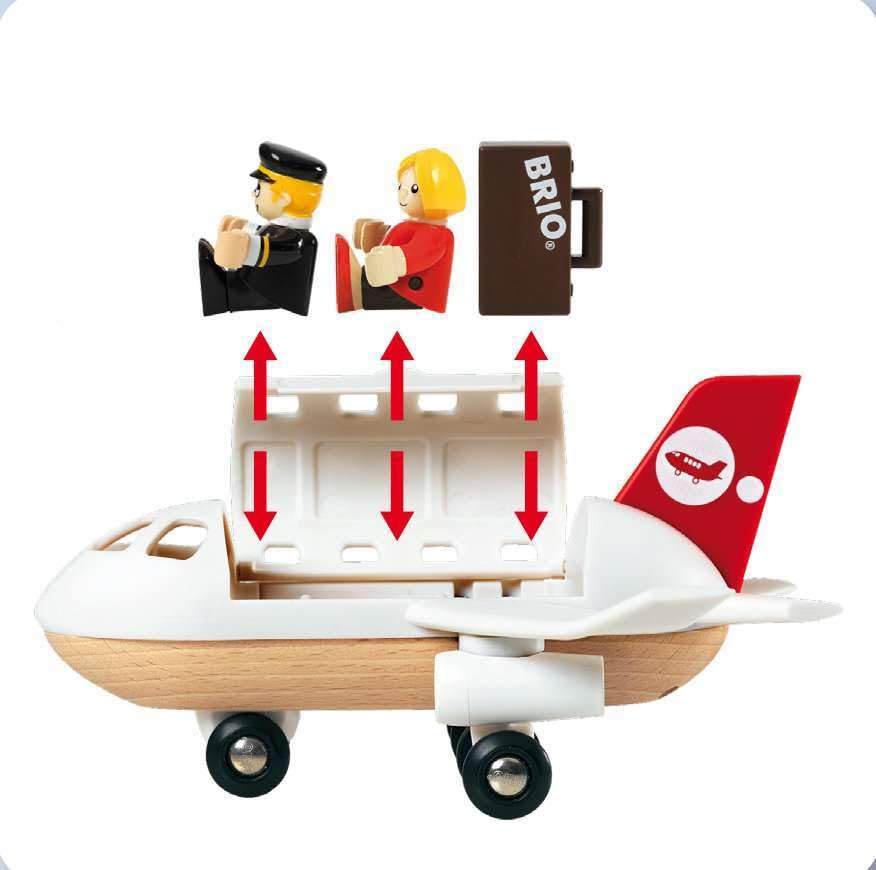 BRIO World Deluxe Set 33766, for Ages 3 and Up. [Toy, Wooden Toy, Wooden Rail Set, Train, Boat, and Plane, Gift (Birthday/Christmas)]