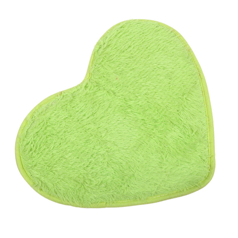 Heart Shaped Rugs Soft Non Slip Doormat Washable Water Absorbent Rugs for Home Entrance Bathroom Shower Floor Decor