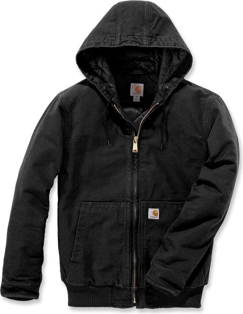 Winter Jacket Carhartt Duck Quilt-Lined Active Jacket Black