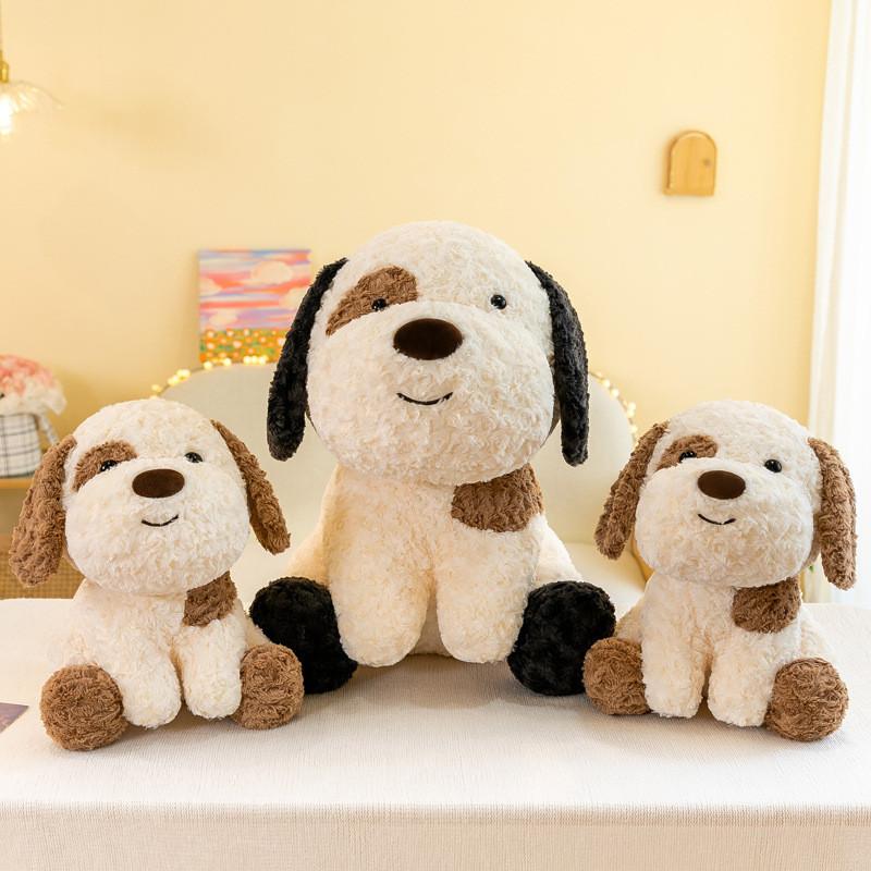 Cute Dog Plush Toy Doll Spotted Dog Stuffed Animal Kids Sleep Doll Gift For Girls