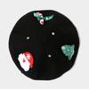 Women S Christmas Style Beret Bow Decorated Winter Autumn Warm Hat