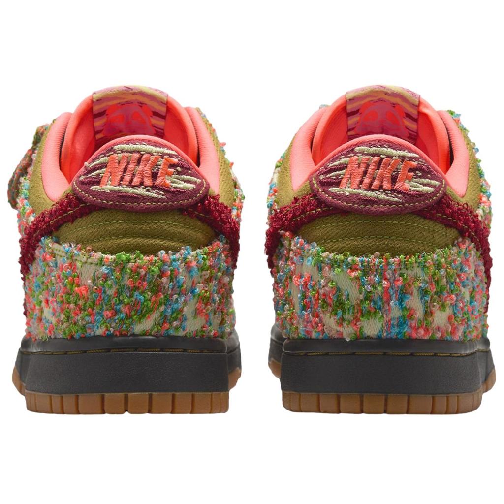 Nike Dunk Low Panda-Monium Pack - Green Curry Multi-Color Unisex Sneakers Luminous-Green Bright-Mango Burnt-Red IB2263-300