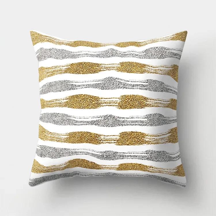 Black White Striped Cushion Cover Decorative Pillows Fashion Seat Cushions Home Decor Geometric Throw Pillow Sofa Pillowcase
