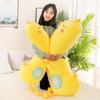 Yellow Chicken Plush Toy - Removable and Washable Hugging Pillow Doll for Kids, Leg-Clamping Stuffed Animal.
