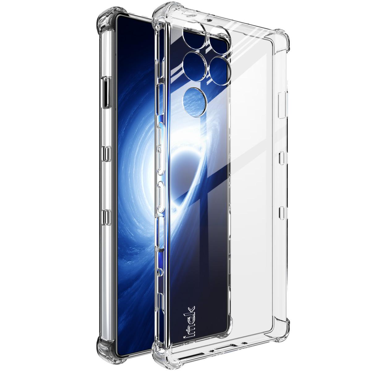 

Для телефона Red Magic 11 Pro Plus 5G Чехол IMAK Ударопрочный Мягкий Чехол Red Magic 11 Pro 5G белый