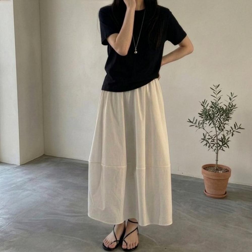 Lala Summer Volume Skirt Maiac050 Grey/M