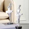 Counterweighted Base Figurine Ballet Dancer Figurine, Ballerina Statue with Stable Round Base, Resin Artistic Dance Sculpture Figurines, Elegant