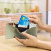 Yocipa Echte Leder Mini Geldbörse für Damen, RFID-Skimming-Schutz, Kompakt, Dünn, mit Münzfach, Beliebte Dreifach-Geldbörse für Herren,