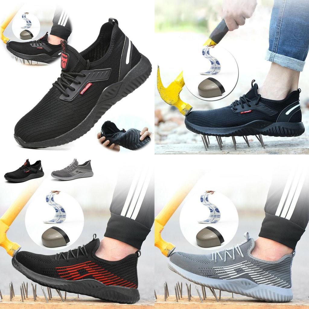 Robuste Sicherheitsschuhe für Damen und Herren mit Stahlkappe, ideal für Arbeit und Wandern