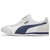 Puma Unisex White Grey Blue Roma OG Nylon Low Top Trainers 362408-15