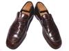 Pre 80s Vintage Made In England Hjan Mchje All Leather Coin Loafers 28.5-29.5 Burgundy(USED)