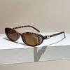 KAMMPT Vintage Oval Sunglasses Women Stylish Cute Outdoor Casual Shades 2026 New in Trendy Luxury Brand Design Decor Sun Glasses