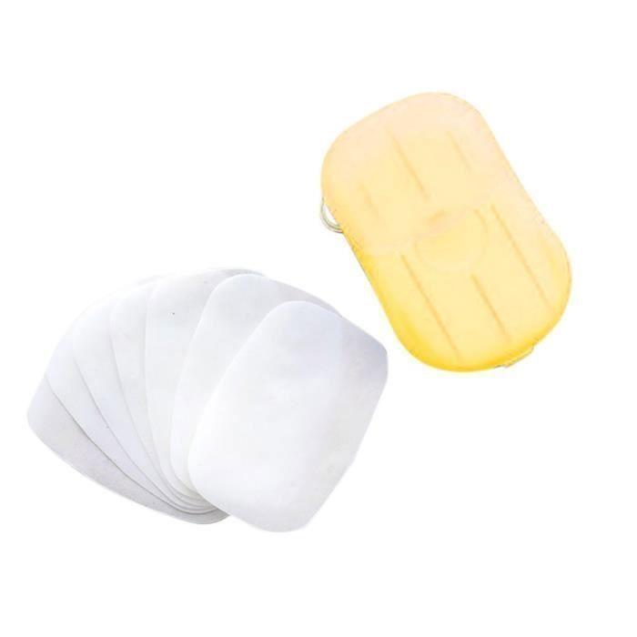 200Pcs Disposable Hand Washing Tablet Travel Carry Toilet Soap Paper Bathroom Products 974