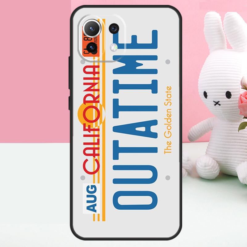 Retro Back To The Future Case For Xiaomi 13 11T 12T Pro 12 Lite 12X Cover For POCO F5 Pro X3 X4 X5 Pro M5 F4 GT F3