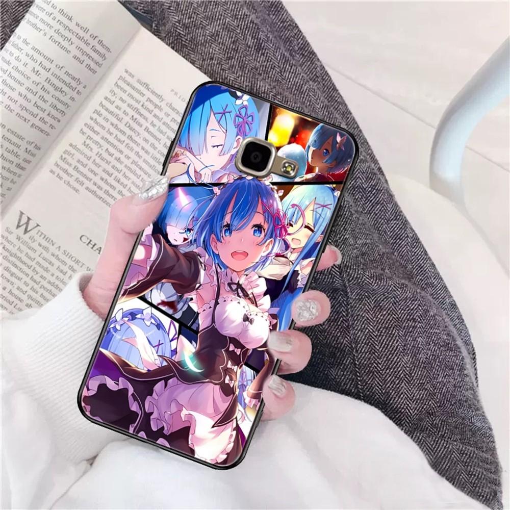 ReZERO Ram Rem Phone Case For Samsung A 10 11 12 13 20 21 22 30 31 32 40 51 52 53 70 71 72 73 91 13 shell