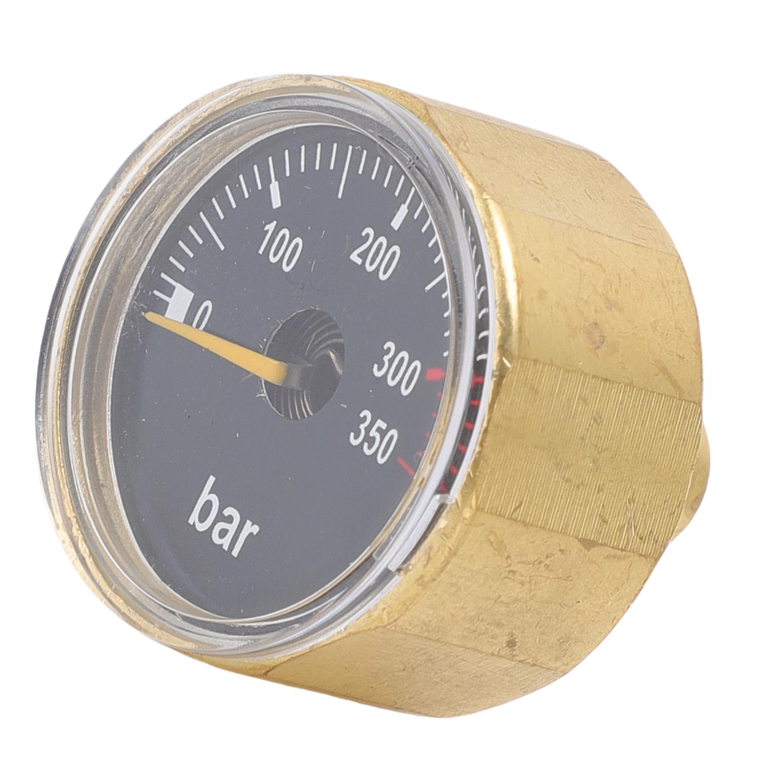 

Air Pressure Meter 350bar M10x1 Thread Shockproof Movement Luminous Waterproofing for CO2 Tank