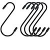 Factory E-Coating Black Carbon Steel S Hook S Shape Hanging Hook for Cloths and Kitchen Ware