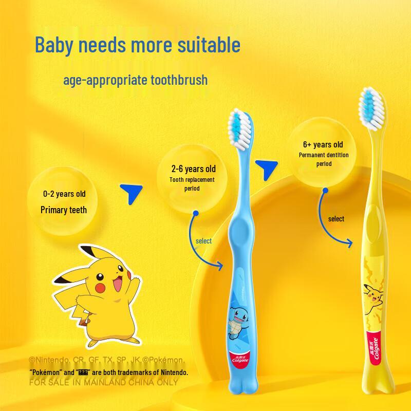 Colgate Kids Pokemon Toothbrush 6-12 Years Ultra Soft