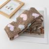 Heart Coral Fleece Stockings Thicken Warm Long Tube Socks Comfortable Floor Plush Stockings  Winter