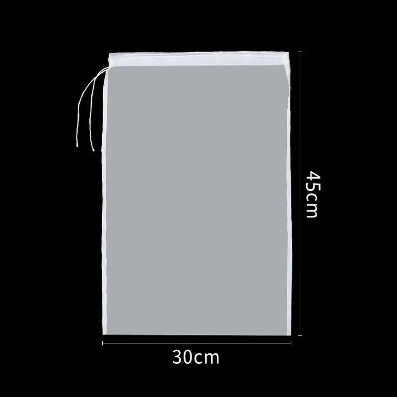 Reusable Yogurt Tea Cheese Brew Food Fabric Home Nylon Soy Milk Wine Nut cloth Brewing Mesh Filter Bag Water Strainer