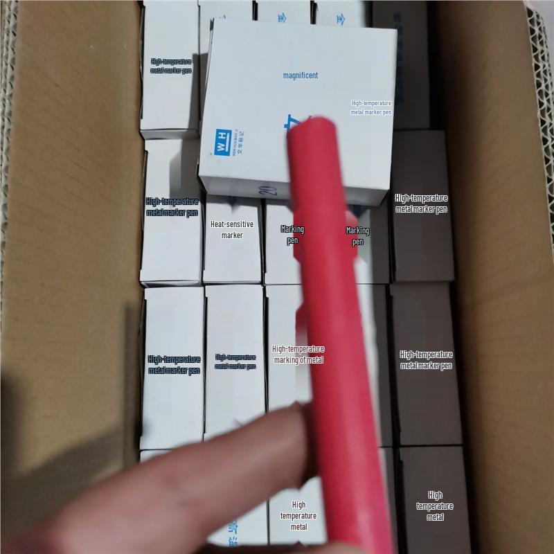 Wenhua High-Temperature Resistant Waterproof Metal Marker Pen and Oil-Based Crayon