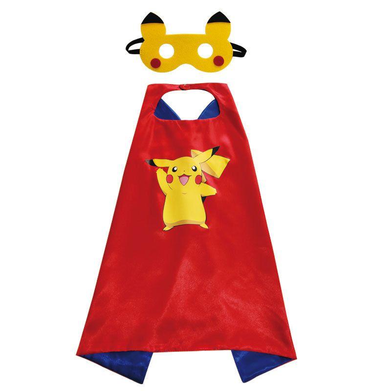 Sada dětských superhrdinských plášťů Živé barvy a vysoce kvalitní látky pro zábavu při převlékání