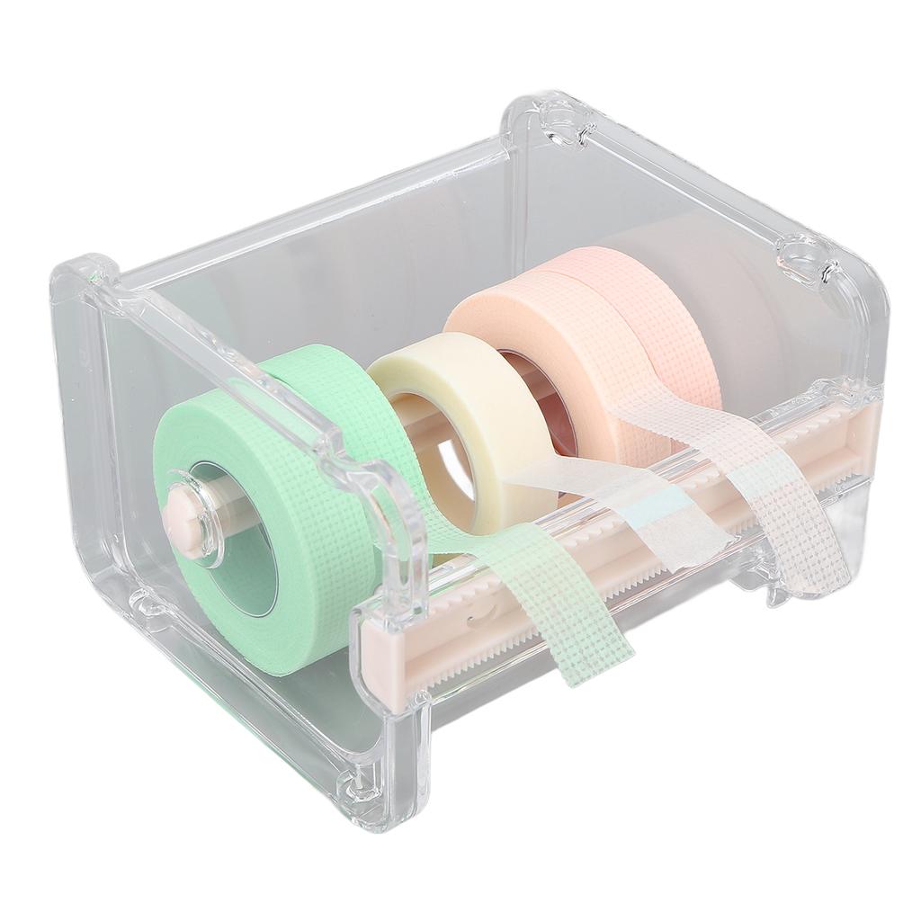 Transparent Multi Masking Tape Cutter Dispenser Visible Roll Tape Holder for   School