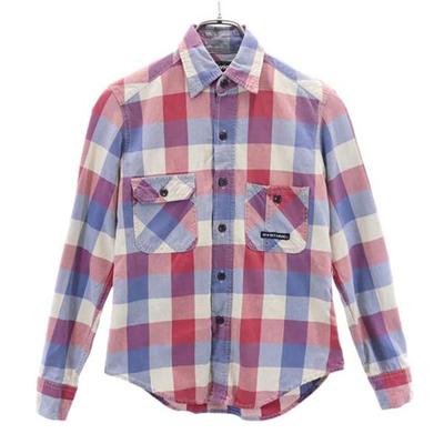HYSTERIC Check Long Sleeve Shirt Women Used