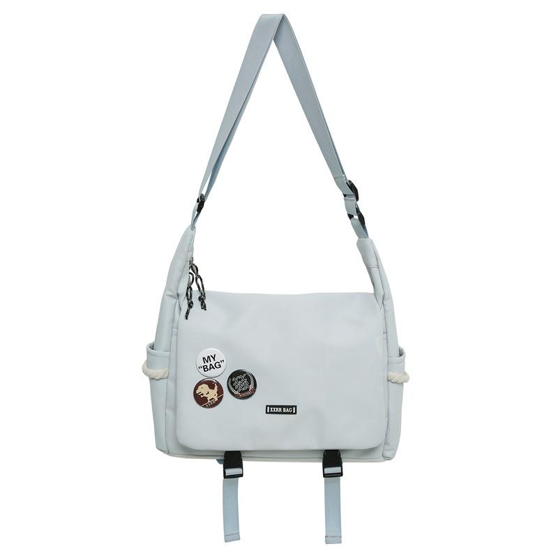 

Чоловіча сумка через плече. Студентська сумка. Жіноча сумка через плече великої ємності синій