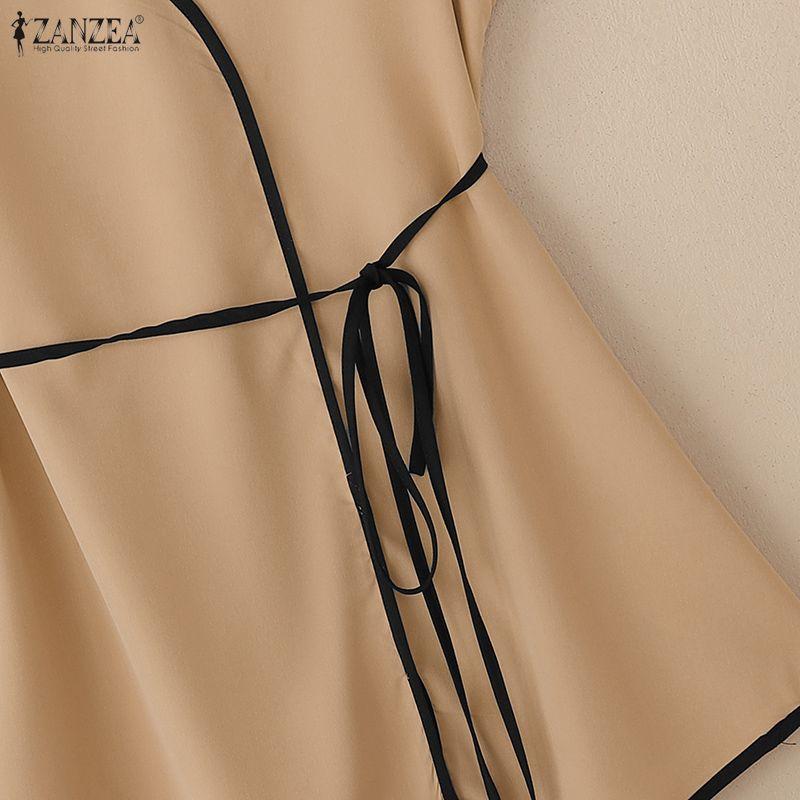 ZANZEA Elegant Women Casual V-Neck Sleeveless Tank Tops