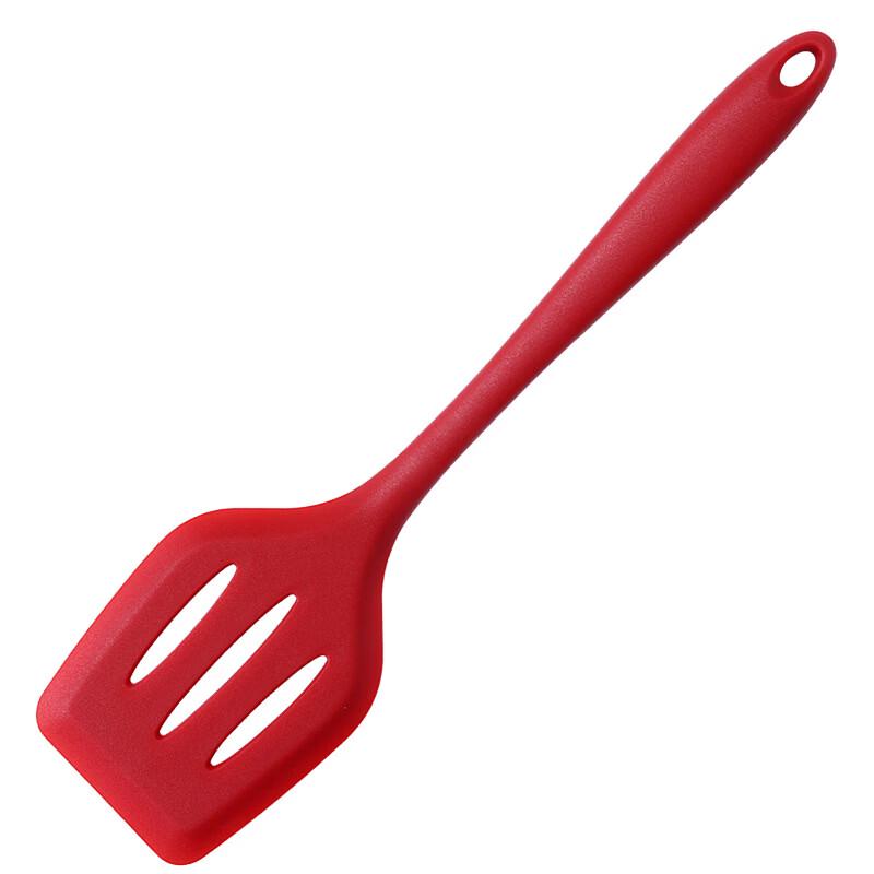 oeny Large Red Silicone Kitchen Spatula Set