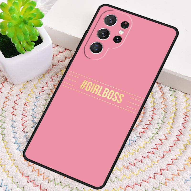 Princess Female Boss Coffee Soft Phone Case For Samsung Galaxy Note 10 Pro S26 S25 S24 S23 S22 Ultra Plus S21 FE S20 Cover