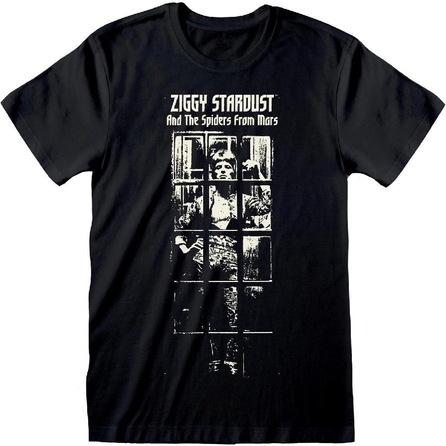 David Bowie Unisex Adult Ziggy Stardust T-Shirt S