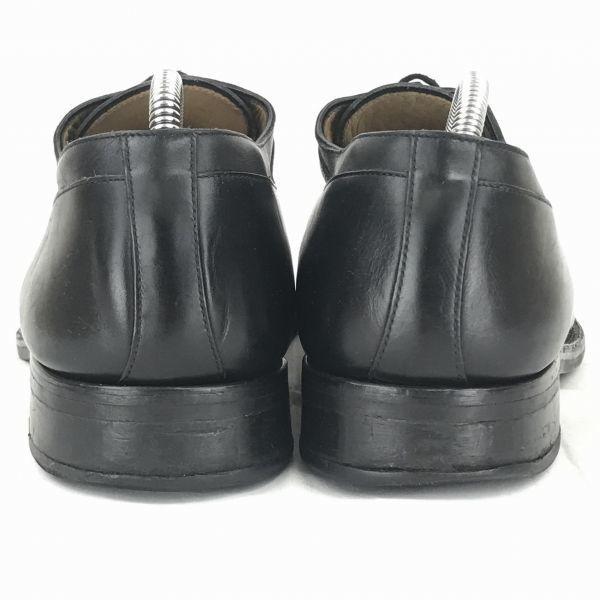 Vintage 80s-90s French Brand LODING Genuine Leather Goodyear Welt U Tip Dress Shoes Size 29.0cm Black(USED)