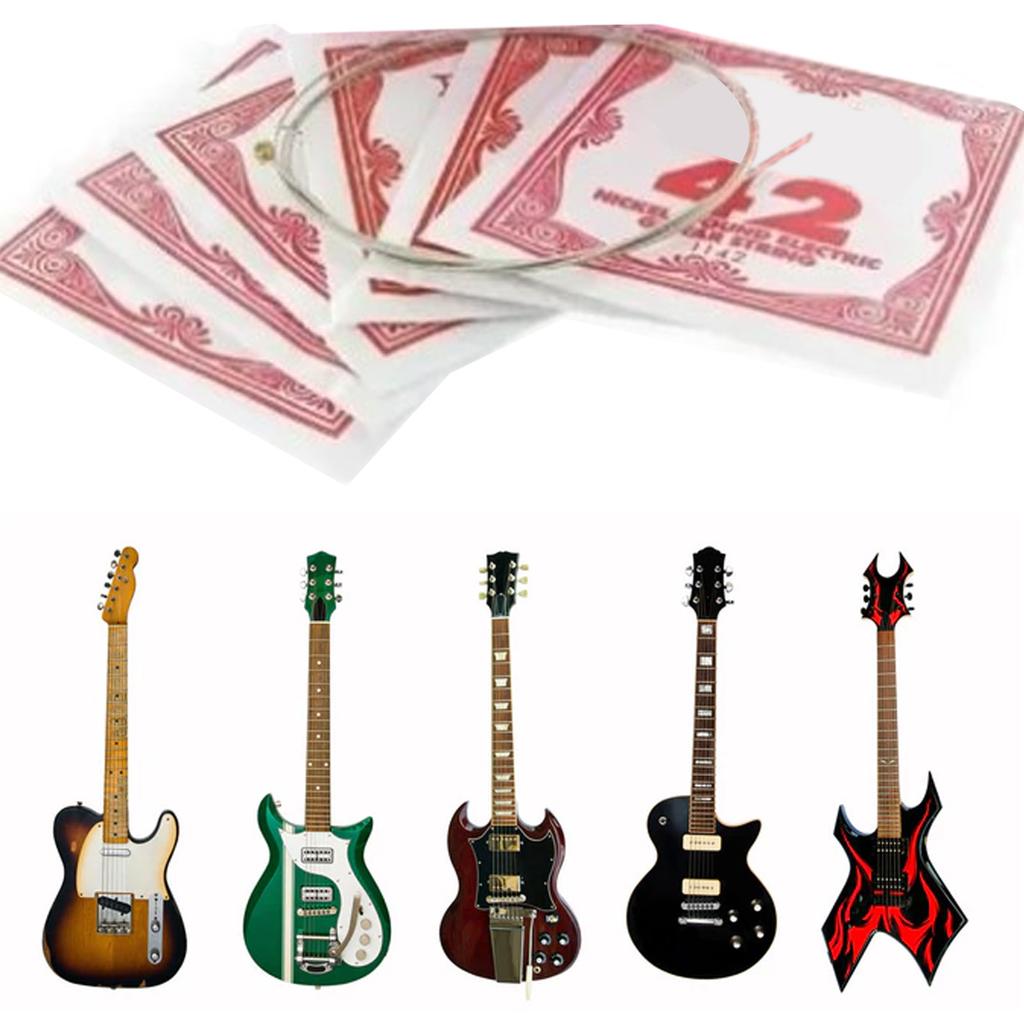 Guitar String Set 009 011 016 024 032 042 Acoustic Folk Electric Guitar String for Replacement