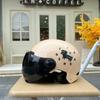 Little Black Dog C Electric Vehicle Helmet Cute Pass Hard Hat Women's Breathable Sunscreen Motorcycle Hat Tide