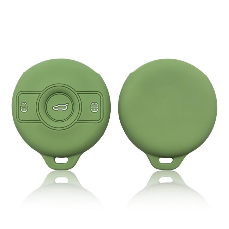 Car Key Cover Silicone Protector Anti Drop Design Ergonomic Shape Quick Installation Multiple Color Option Weatherproof