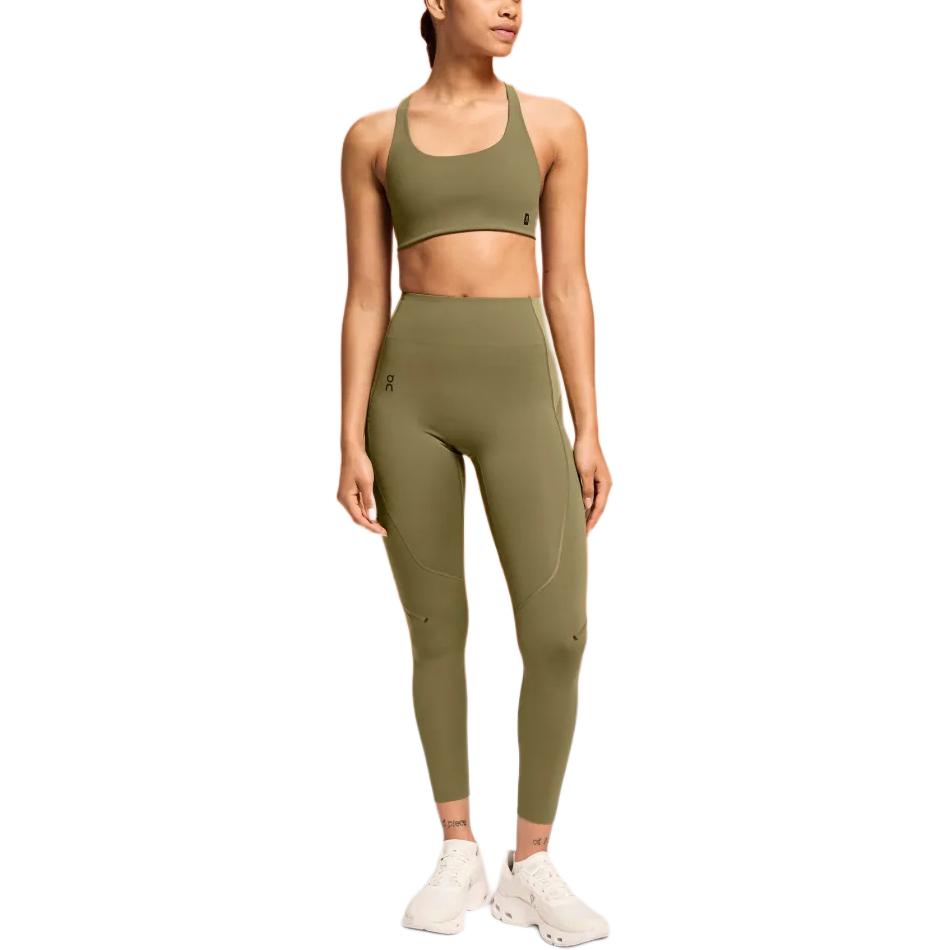 

На Движении Повседневные Облегающие Однотонные Спортивные Леггинсы Женские брюки низ Темно-Коричневый Темно-Хаки 1WE11901921 S