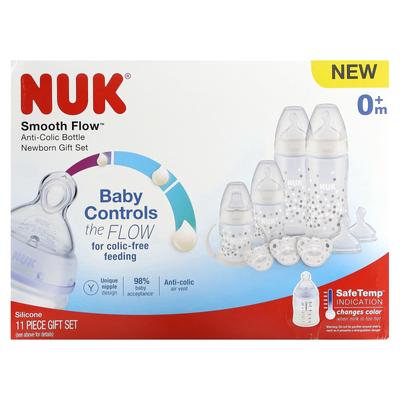 Smooth Flow, Gift Set for Anti-colic Bottles, Ages 0 Months and Up, 11 Pieces