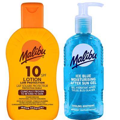 Malibu Schutzbalsam LSF 10 200 ml + After-Sun-Gel 200 ml