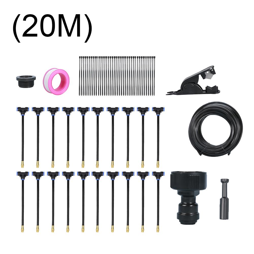 360-degree Bending Dropper Watering Misting System Adjustable Garden Watering System for Landscape Flower Bed & Patio Plants