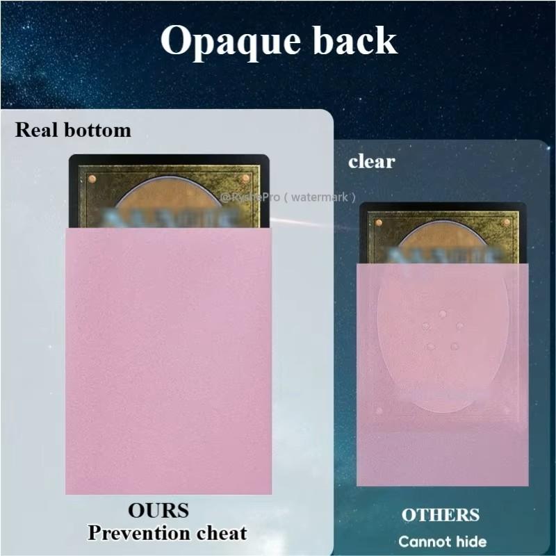 100PCS 66x91mm Matte Card Sleeves Standard Size Protector for Competition TCG, PKM Trading Card Tsarot and Board Game Shields
