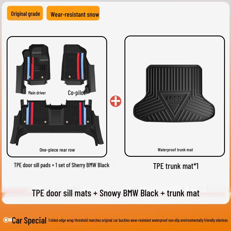 2025 Nissan X-Trail Honor Full Coverage TPE Floor Mats