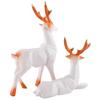 Deer Home Decor Showpiece (White Spot)