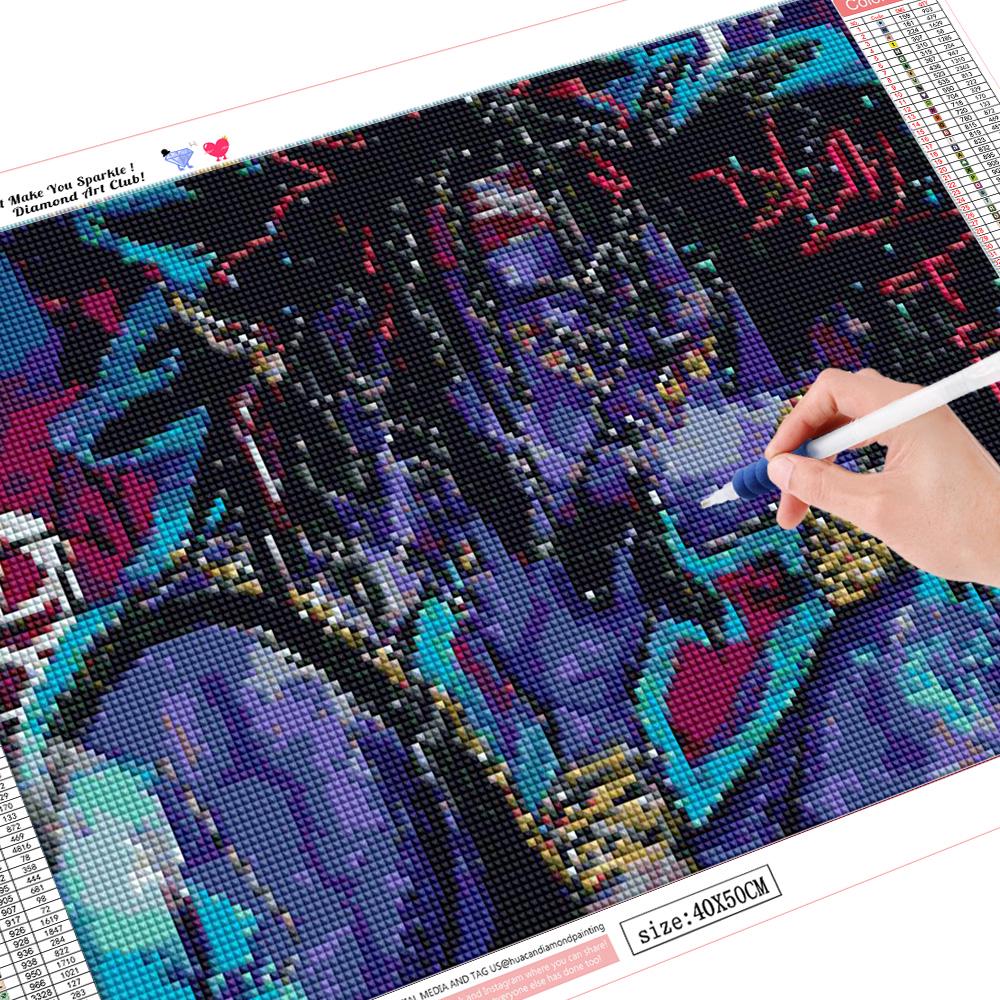 

Huacan Diy Алмазная картина вышивка крестом африканская Раста волосатый любовник целует полный горный хрусталь мозаика Алмазная вышивка значок 5d Full Round 20*30 cm