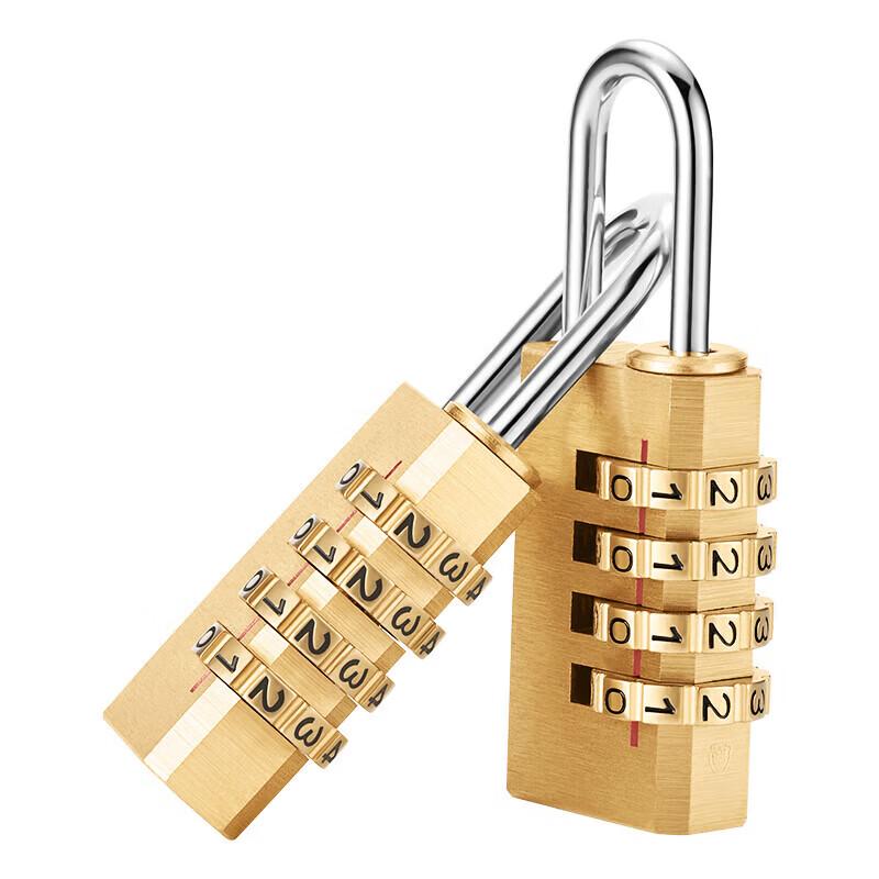 Copper 4-Digit Combination Padlock