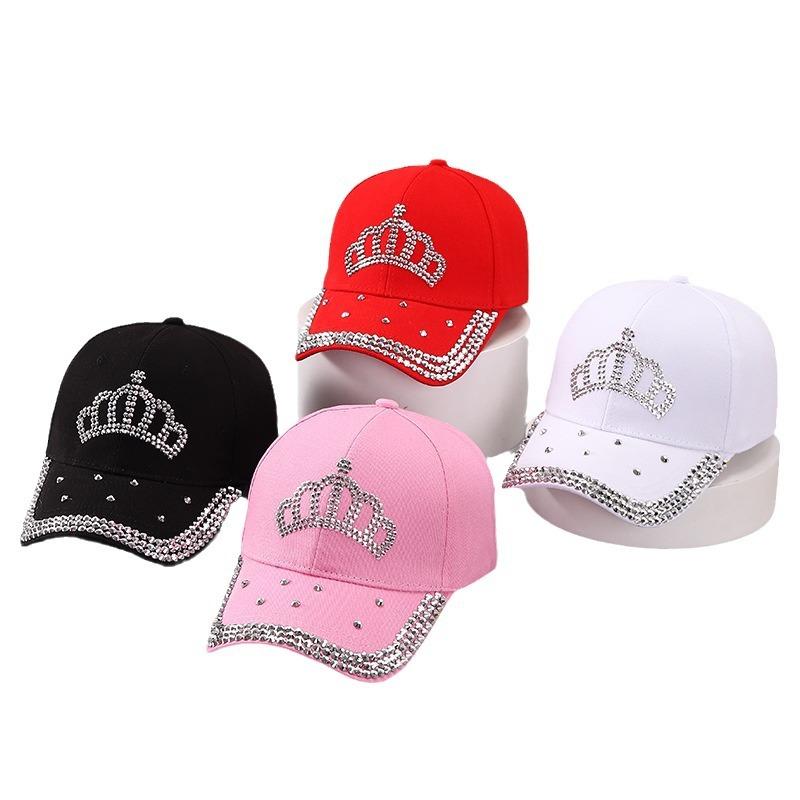 Yiran Dayang Hat Women's Men's And New Summer Fashion Casual Hot Diamond Crown Cap Outdoor Sports Sunshade Baseball Cap Cm