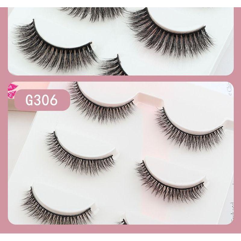 Lashie - Set of 3 Pairs: Volume Crisscross False Eyelashes