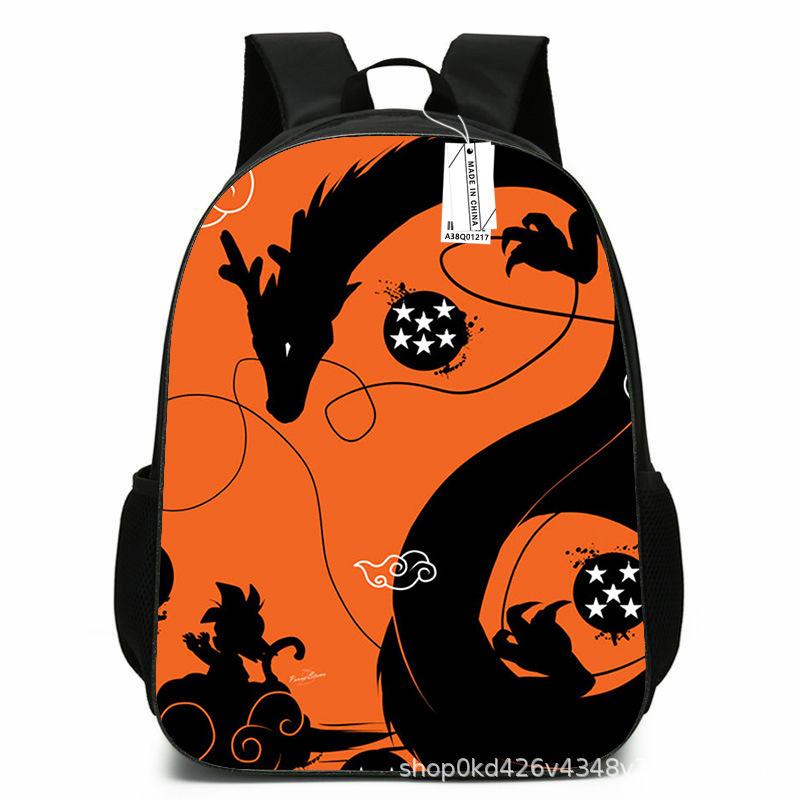 Dragon Ball Animation Cartoon School Bag Elementary and Secondary School Backpack Backpack Large Capacity Wukong Backpack