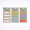 Hobonichi Hand Planner Tsuki No Iro Sticky Notes  Shape  6.9 3.35 Inches  Pack 1